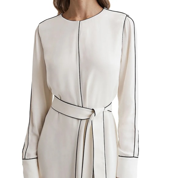 Reiss Elainy Belted Trim Dress - Picture 2 of 4